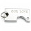 Přívěsek OUR LOVE s krystalem, rozměry 25x15 mm, hmotnost 6 g. Elegantní design pro vyjádření vašich pocitů.