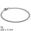 Ocelový náramek - Curb - 200 x 3 mm