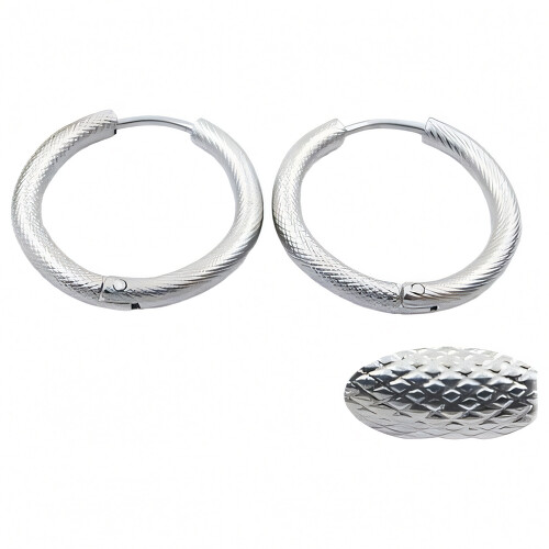 ŠPERKYLA.CZ • Náušnice - 3NE27091 - Kruhy - 25 x 3 mm