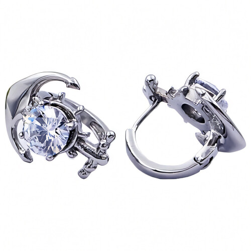 ŠPERKYLA.CZ • Náušnice - 3NE32363 - Visací krátké - 19 x 14 mm - 5.8g