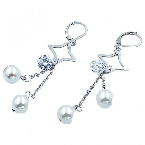 ŠPERKYLA.CZ • Náušnice - 3NE47365 - 54 x 16 mm - 8.3g