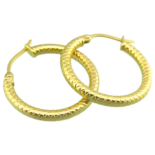 ŠPERKYLA.CZ • Náušnice - 7NE20885 - 20 x 20 x 3 mm - 2.7g