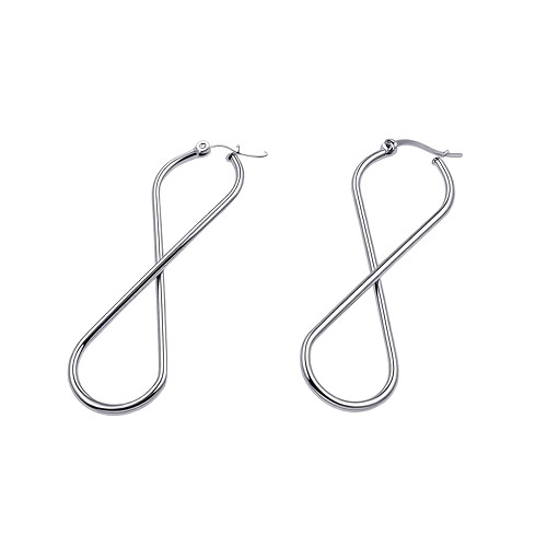 Náušnice - Kruhy - 64 x 19 x 2 mm - 7.6g