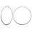 Ocelové náušnice kruhy 68mm