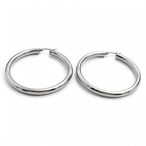 Náušnice - Kruhy - 60 x 5 mm - 20.2g